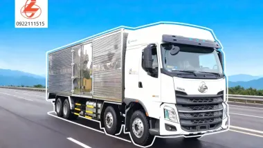 Xe Tải Chenglong 330hp 4 Chân Thùng Kín