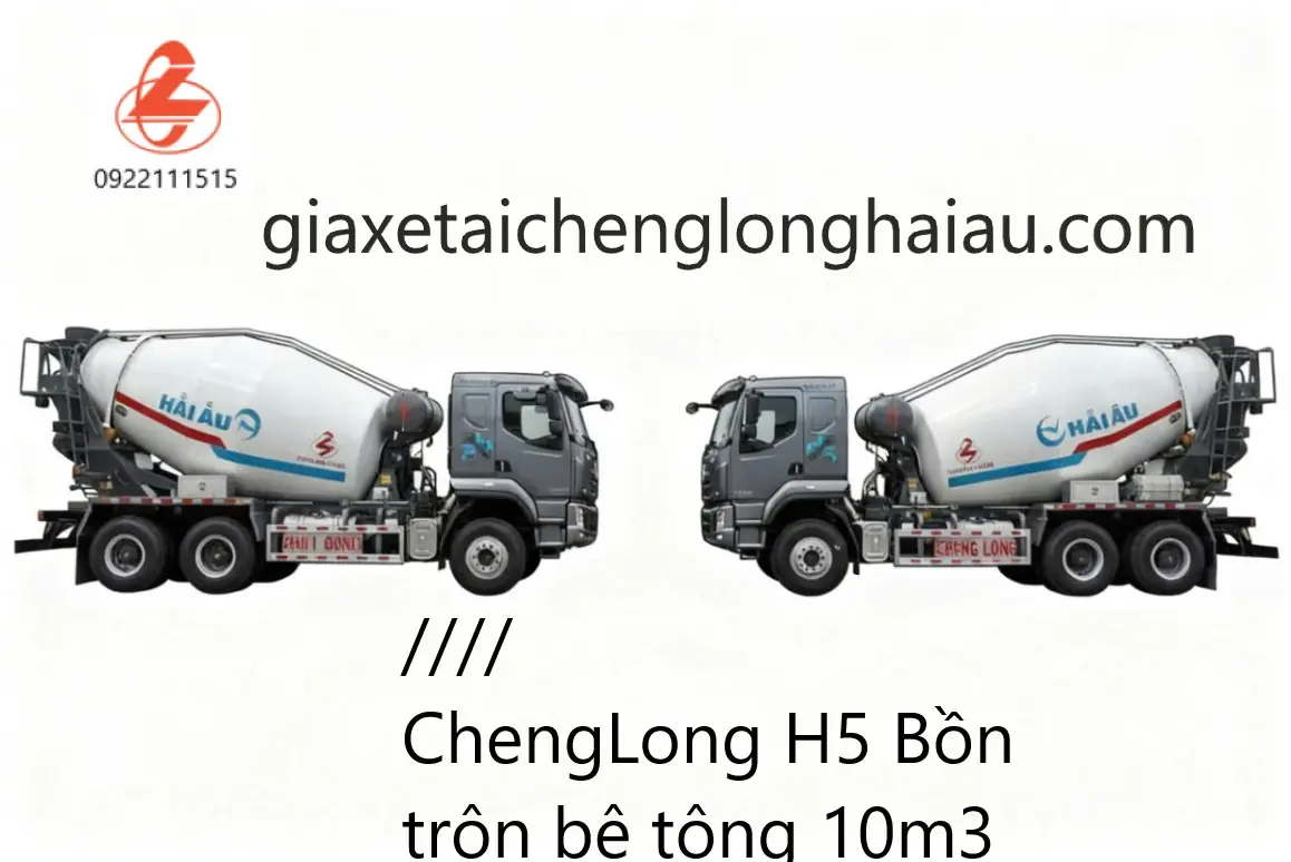 chenglong-bồn trộn b&ecirc; t&ocirc;ng 10m3