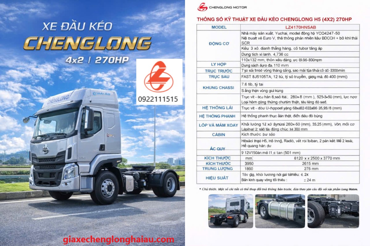 Th&ocirc;ng số kỹ thuật chenglong 470hp megax