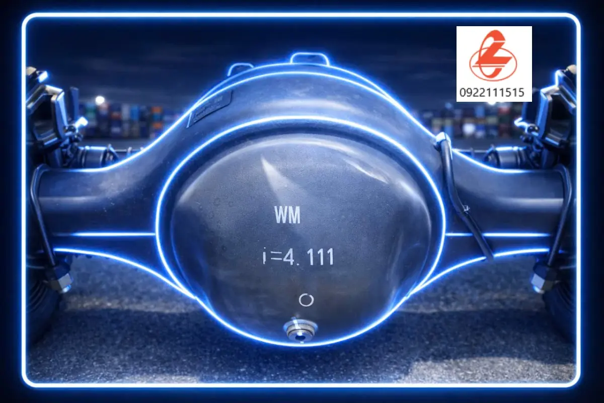 Cầu sau xe to tỉ số truyền cao 4,111