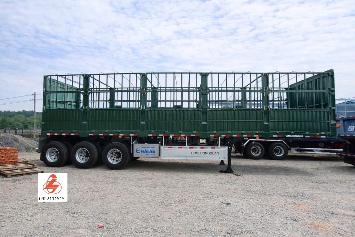 Mooc lồng CIMC 3 trục ch&iacute;nh h&atilde;ng tải nặng