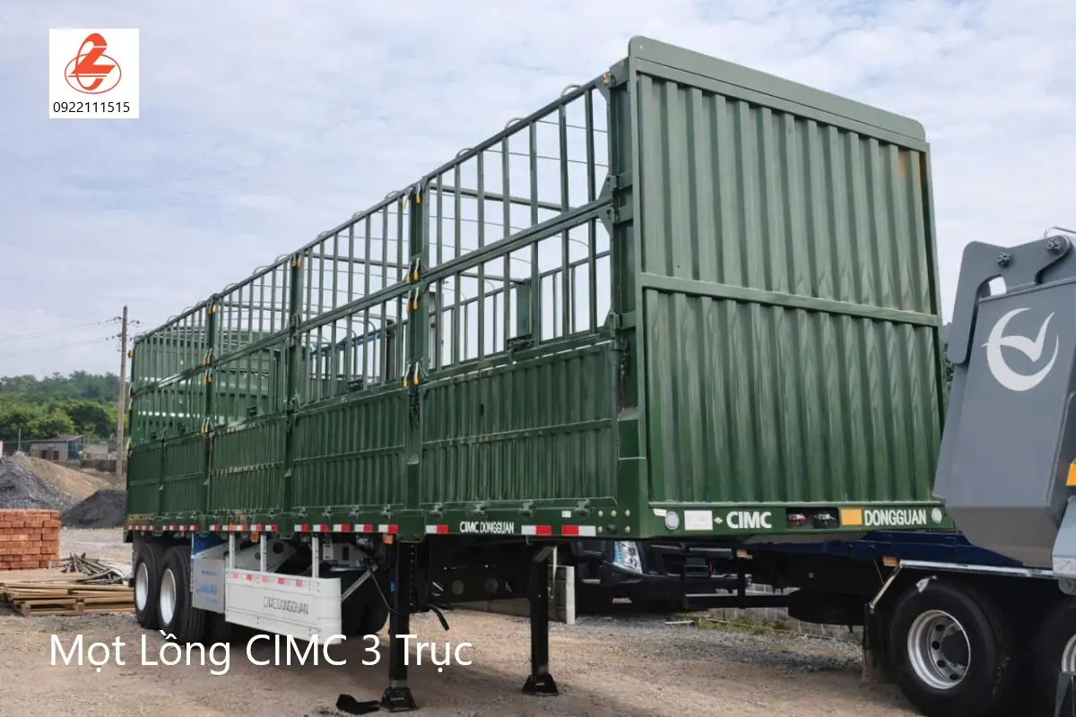 MOOC LỒNG CIMC 3 TRỤC CHÍNH HÃNG