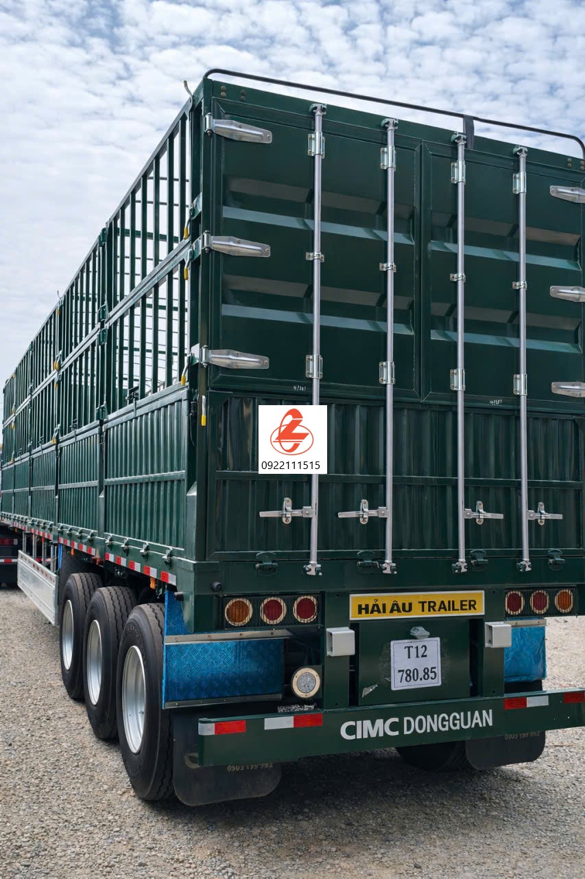 Hệ thống 3 trục mooc CIMC chịu tải cao