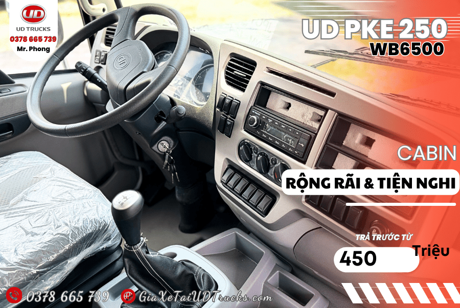 cabin-noi-that-xe-tai-8-tan-pke-250-thung-kin-gia-re-tai-dai-ly-ud-mien-nam-giaxetaiudtrucks-com