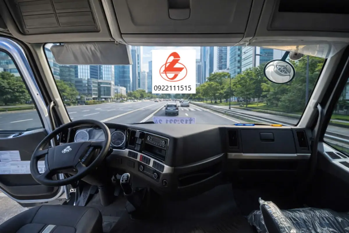 Cabin xe tải th&ugrave;ng d&agrave;i 9,9m