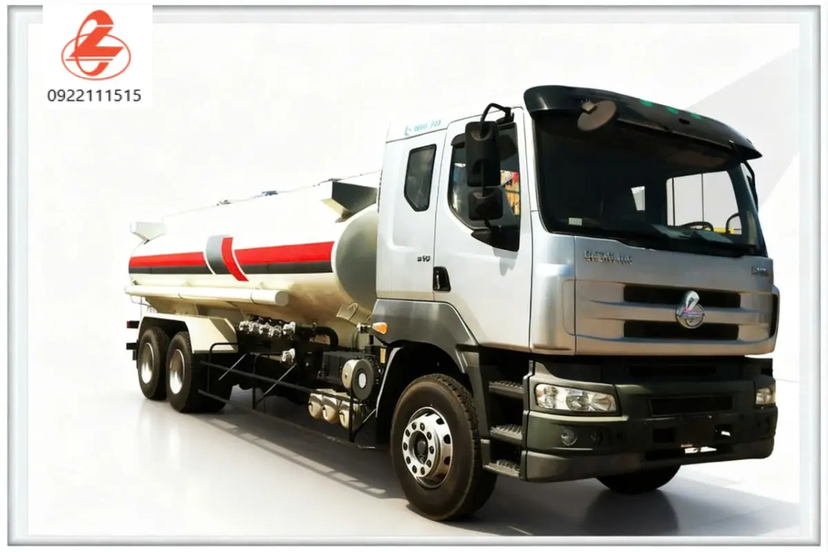 xe chở xăng dầu 3 chân