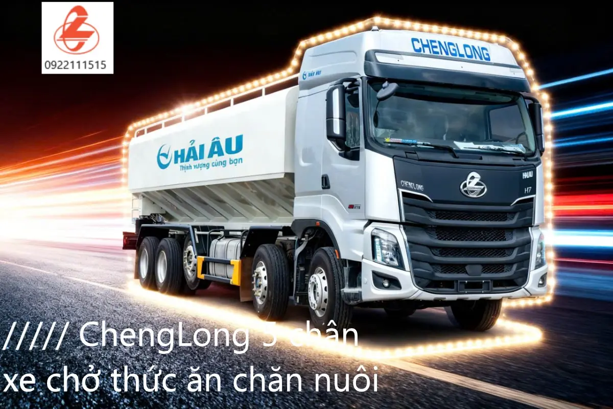 XE TẢI CHENGLONG 10x4 BỒN CHỞ CÁM